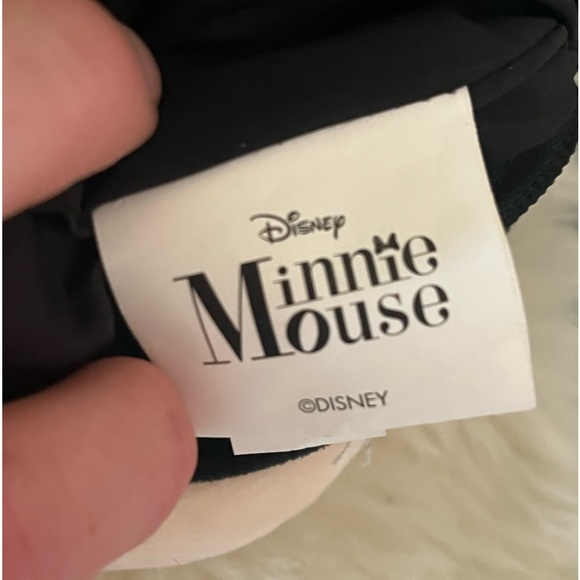 Disney Minnie Plush Purse Costume Bag Minnie Mouse Bow with zipper and strap - Picture 6 of 7